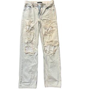 AEROPOSTALE 90's Baggy Style Light Wash Denim Jeans- Women's Size 2 Regular
